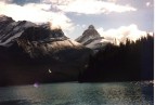 Maligne Lake, Bootsfahrt zu "Spirit Island"